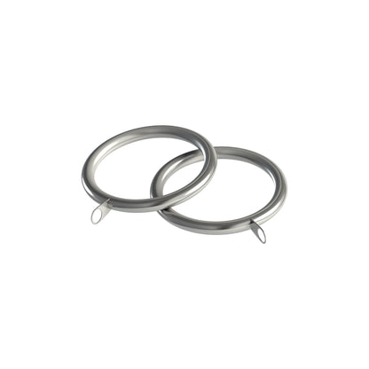 Speedy Stud 28mm Metal Curtain Pole - Satin Silver