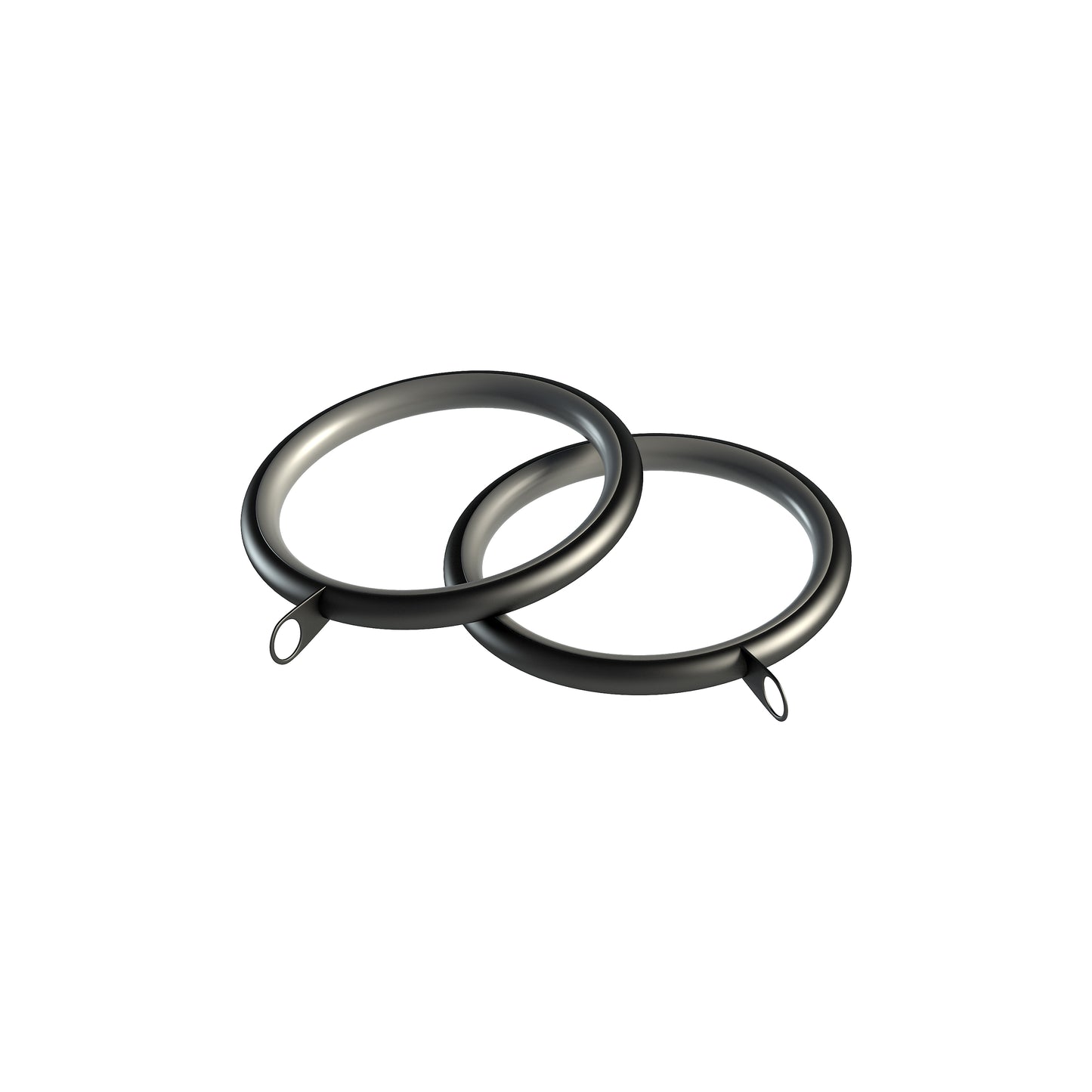 Speedy Nikola 28mm Metal Curtain Pole - Matt Black