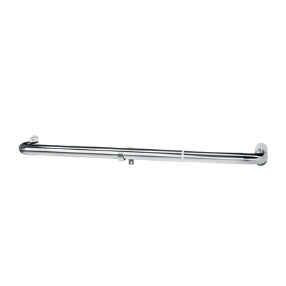 Speedy Room Darkening 25/28mm Extendable Metal Curtain Pole - Satin Silver
