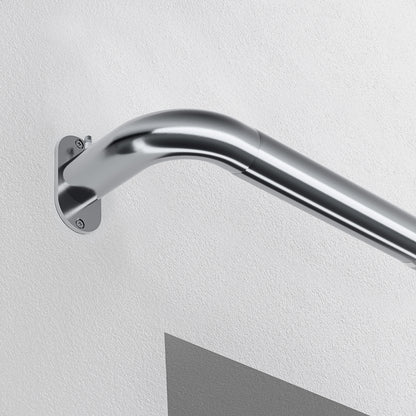 Speedy Room Darkening 25/28mm Extendable Metal Curtain Pole - Satin Silver