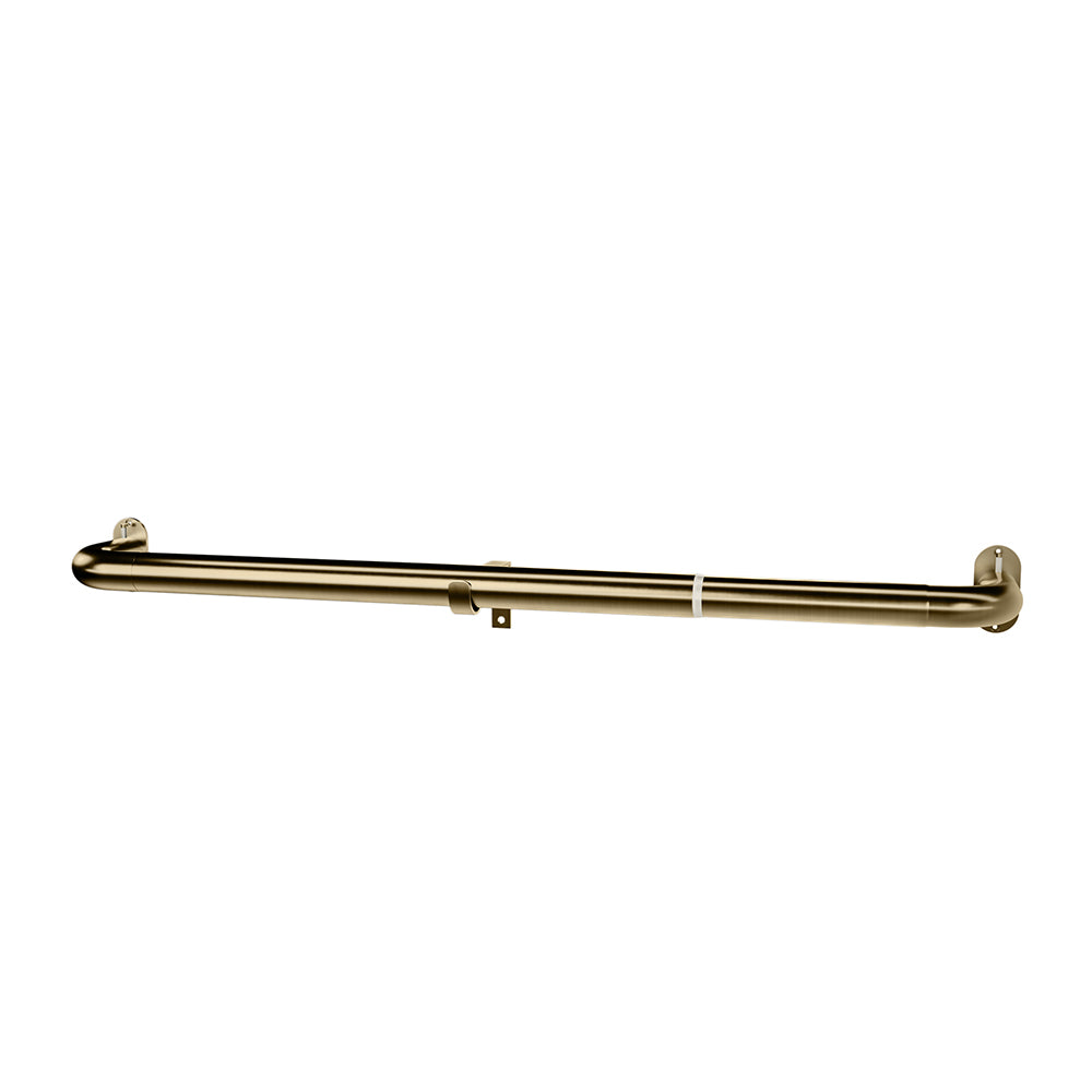 Speedy Room Darkening 25/28mm Extendable Metal Curtain Pole - Antique Brass