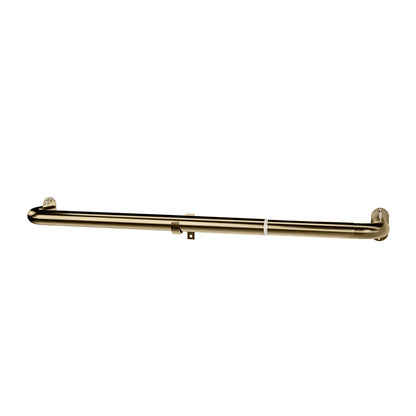 Speedy Room Darkening 25/28mm Extendable Metal Curtain Pole - Antique Brass