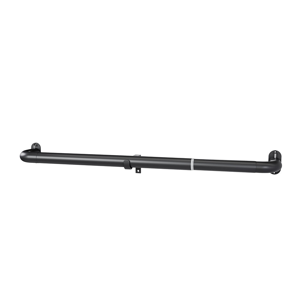 Speedy Room Darkening 25/28mm Extendable Metal Curtain Pole - Black