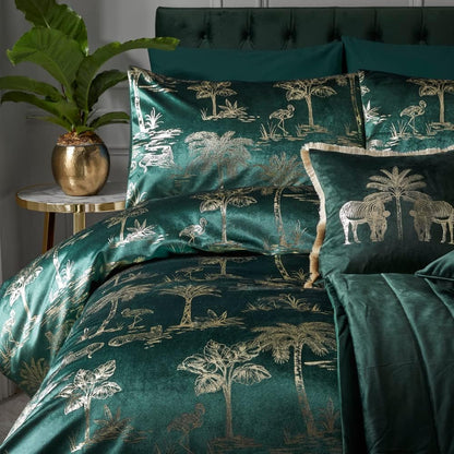 Laurence Llewelyn-Bowen Oasis Duvet Cover Set - Bottle Green