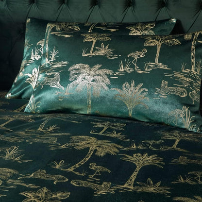 Laurence Llewelyn-Bowen Oasis Duvet Cover Set - Bottle Green