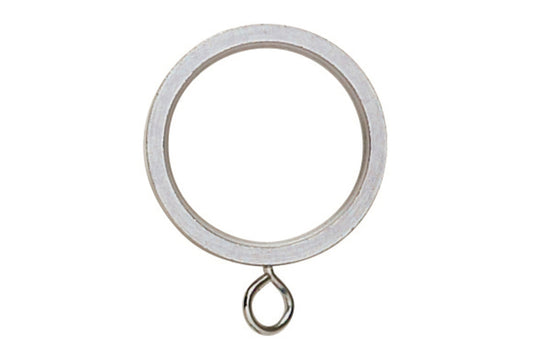 Neo 19mm Metal Curtain Rings (Pack of 6) - Stainless Steel