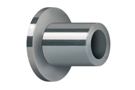 Hallis Neo 19mm Metal Curtain Pole Recess Brackets (Pair) - Stainless Steel