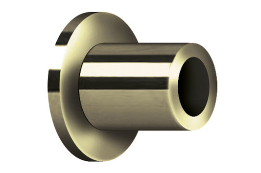 Hallis Neo 19mm Metal Curtain Pole Recess Brackets (Pair) - Spun Brass