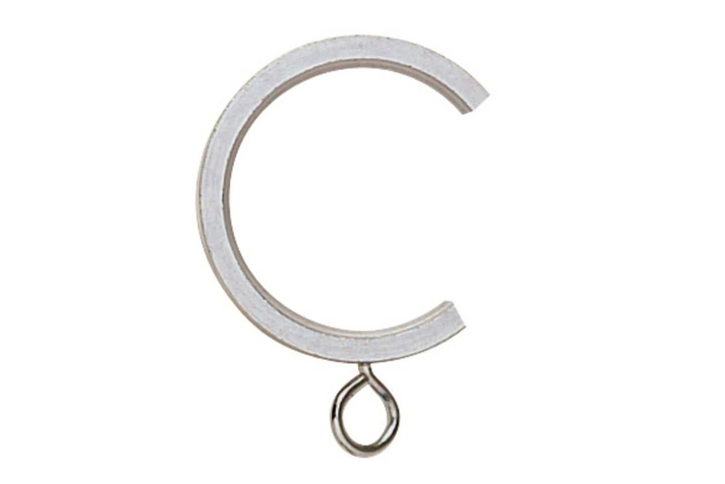 Neo 19mm Metal Curtain Passing Rings (Pack of 6) - Stainless Steel