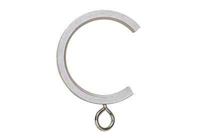 Neo 19mm Metal Curtain Passing Rings (Pack of 6) - Stainless Steel