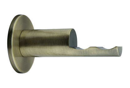 Hallis Neo 19mm Metal Curtain Pole Passing Bracket - Spun Brass