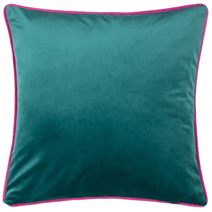 Kate Merritt Floral Collage Cushion - Fuchsia