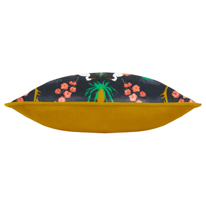 Kate Merritt Herons Cushion - Navy