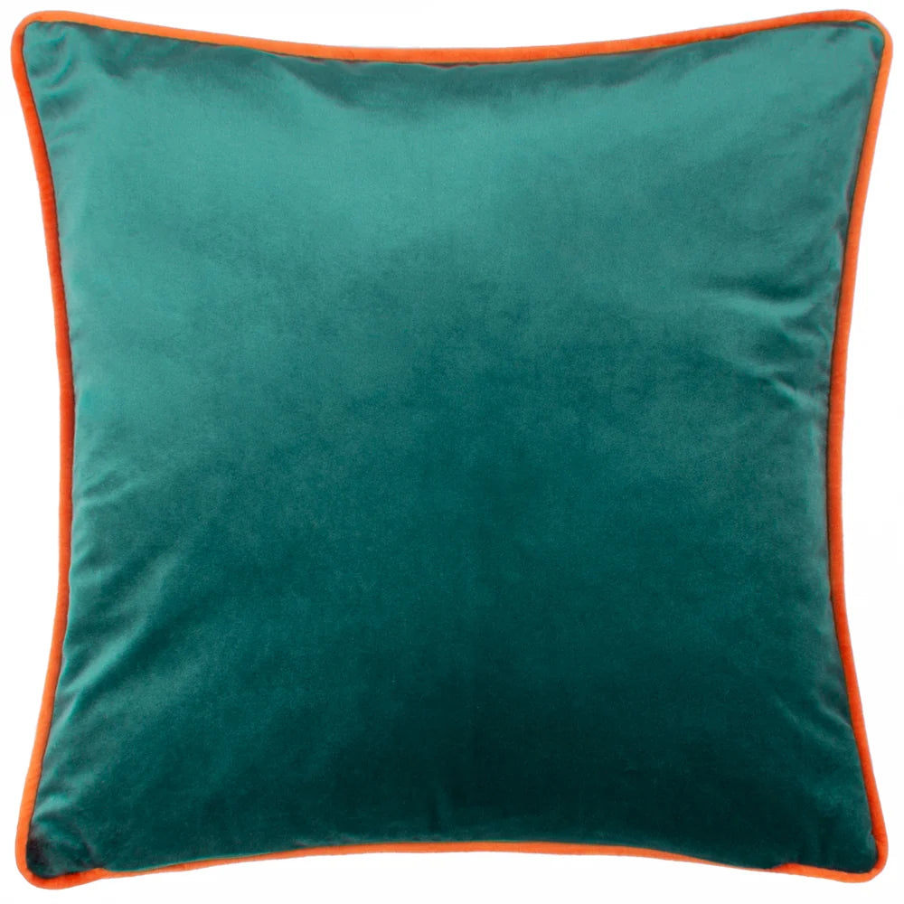 Kate Merritt Lion Cushion - Navy/Orange