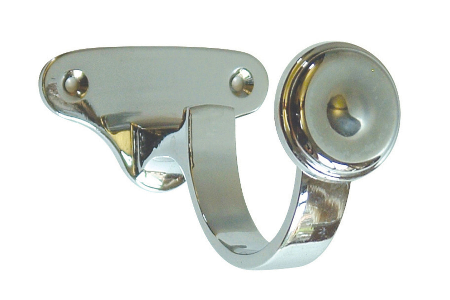 Hallis Eden 45mm Metal Curtain Pole Centre Bracket - Chrome