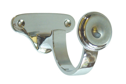 Hallis Eden 45mm Metal Curtain Pole Centre Bracket - Chrome