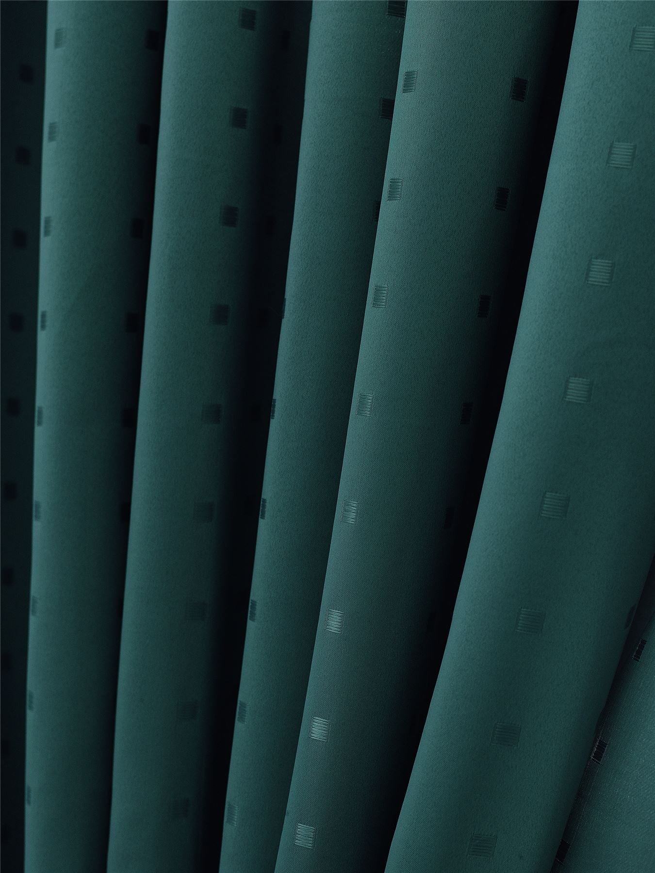Alan Symonds Madison Pencil Pleat Curtains - Teal