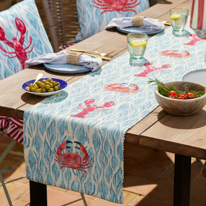 Wylder Abersoch Crab Outdoor Cushion - Marine
