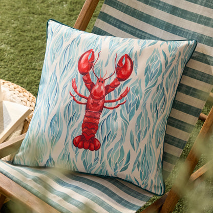 Wylder Abersoch Lobster Outdoor Cushion - Marine