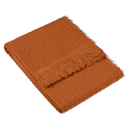 Yard Abel Waffle Throw - Pecan