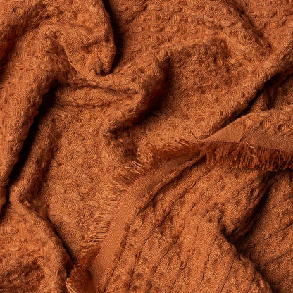 Yard Abel Waffle Throw - Pecan