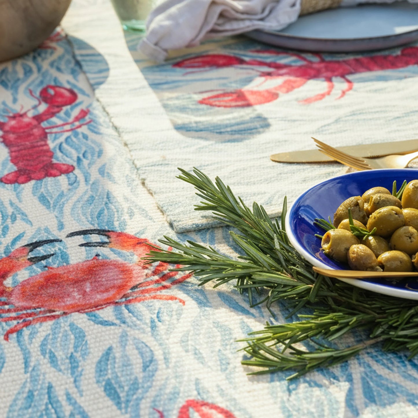 Wylder Abersoch Indoor/Outdoor Table Runner - Marine