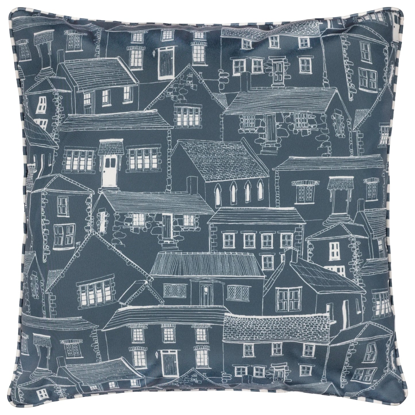 Wylder Abersoch Town Outdoor Cushion - Sail Blue