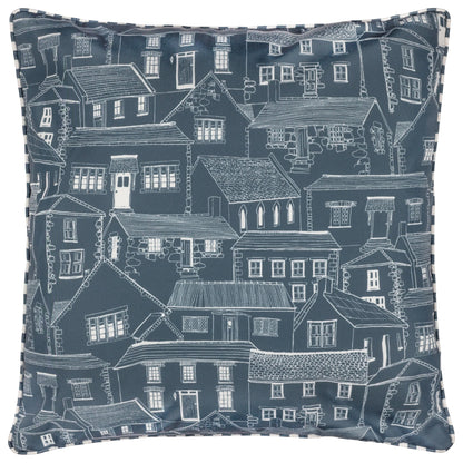 Wylder Abersoch Town Outdoor Cushion - Sail Blue