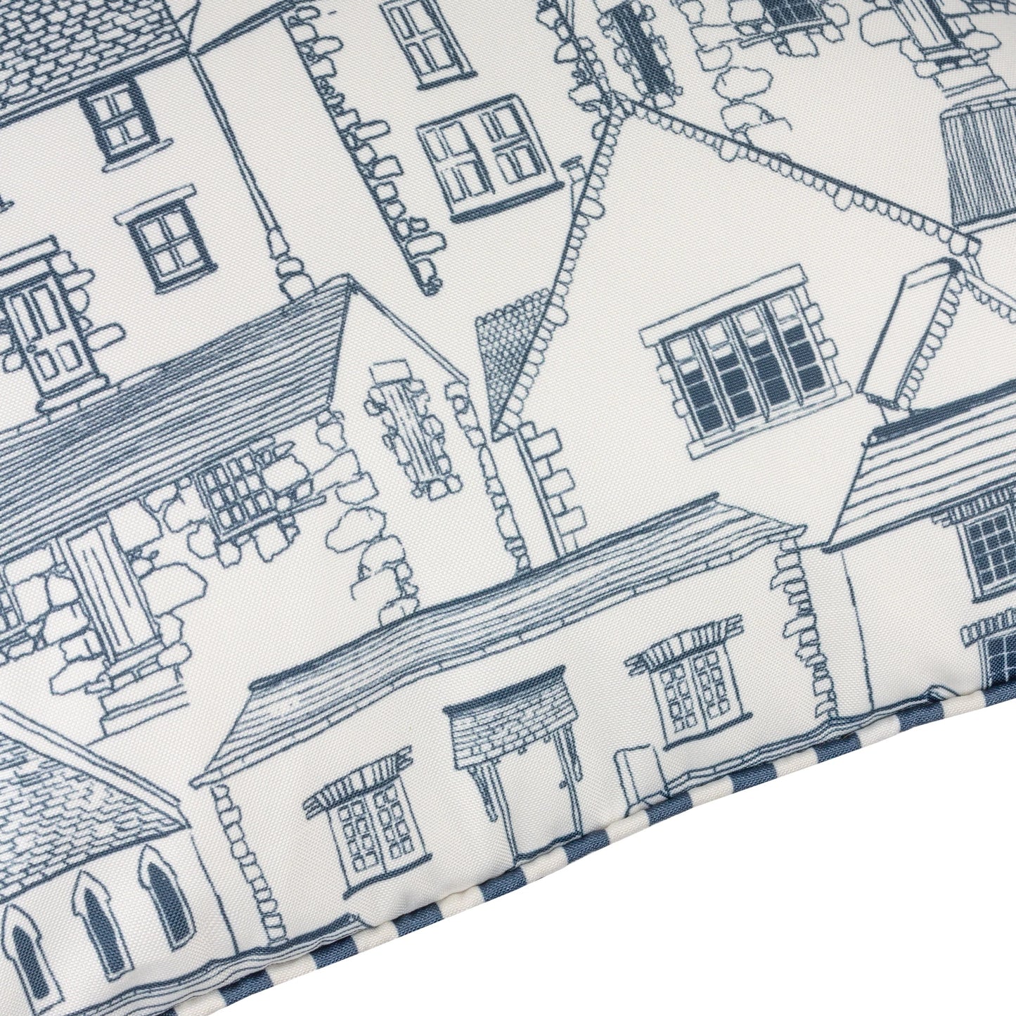 Wylder Abersoch Town Outdoor Cushion - Sail Blue