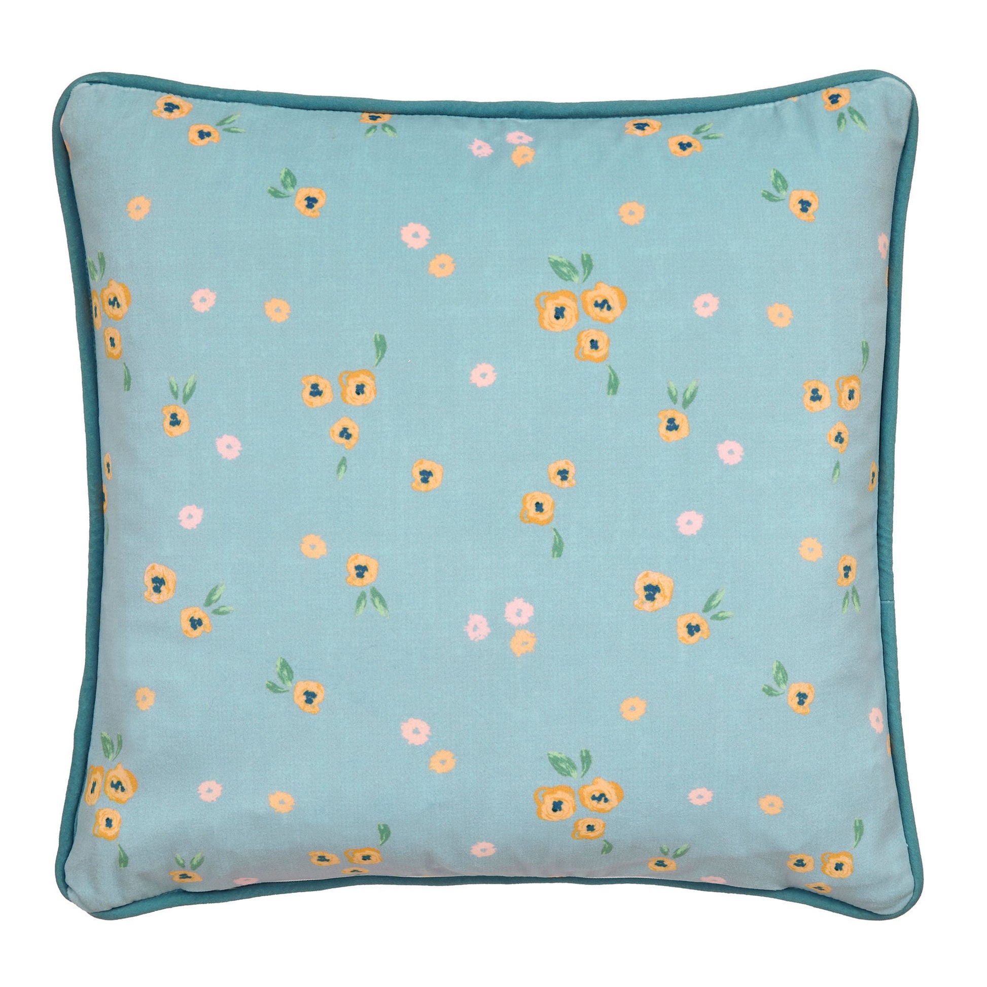 Abstract Poppy Cushion in Red 43 x 43cm - Cushion - Dreams & Drapes