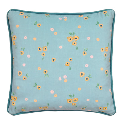 Abstract Poppy Cushion in Red 43 x 43cm - Cushion - Dreams & Drapes
