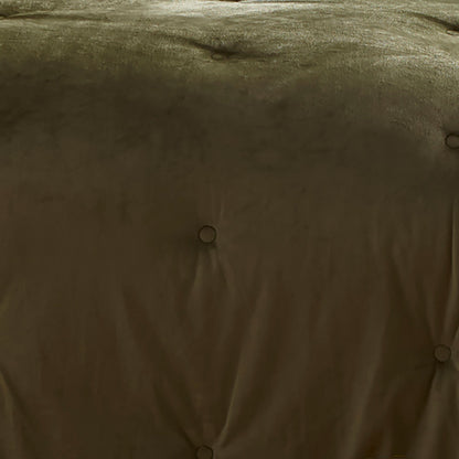 Austell Bedspread by Appletree Heritage in Olive 150cm x 220cm - Bedspread - Appletree Heritage