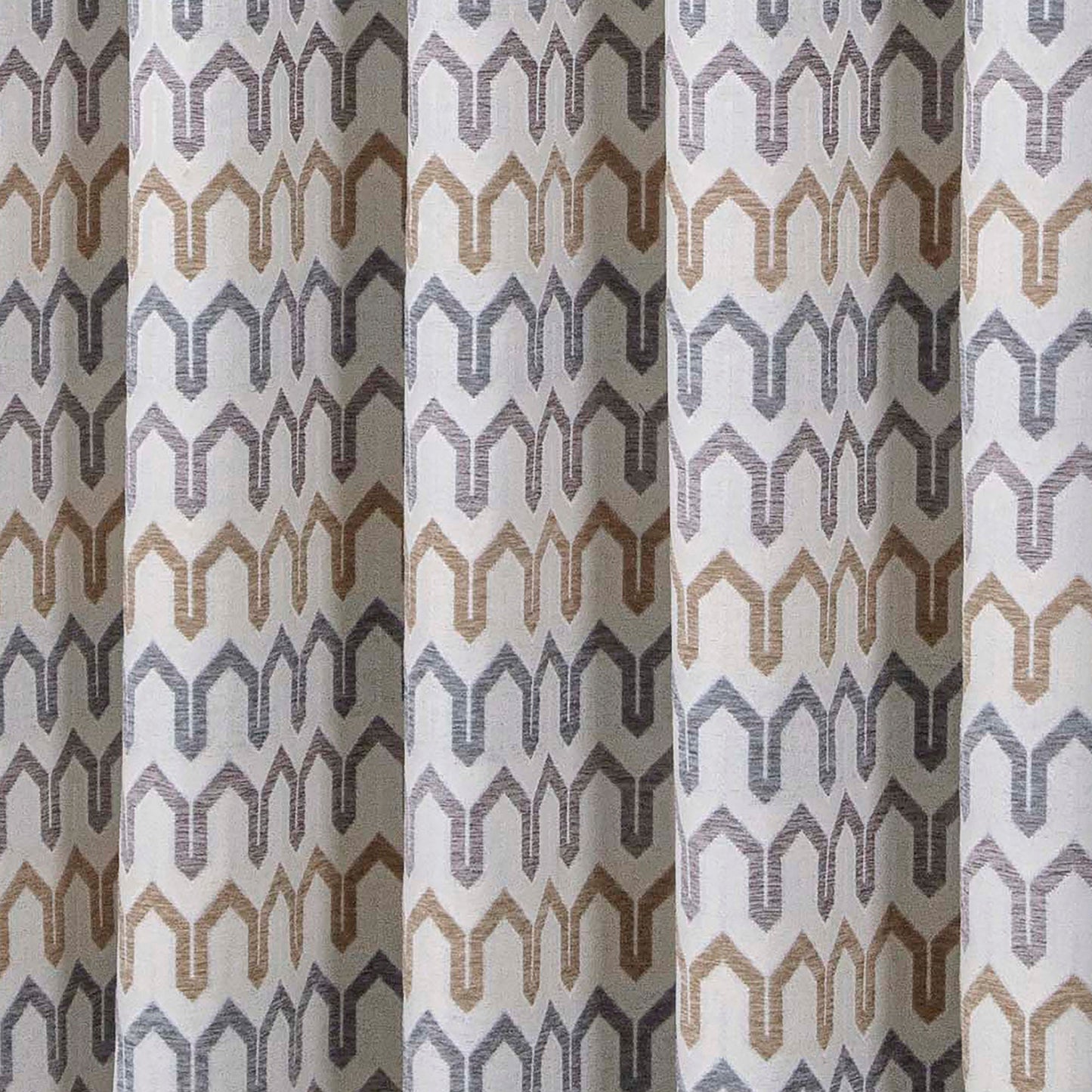 Arcadia Pair of Eyelet Curtains by Curtina in Natural - Pair of Eyelet Curtains - Curtina