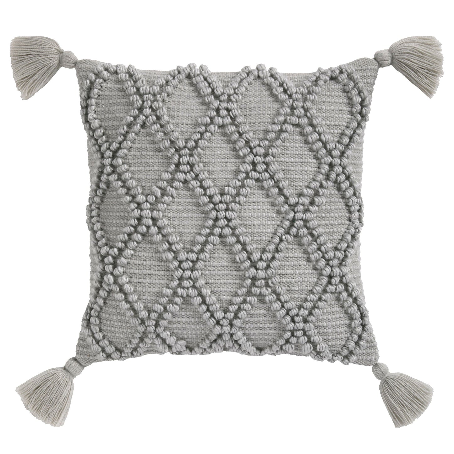 Alda Outdoor Cushion by Drift Home in Grey 43 x 43cm - Cushion - Drift Home