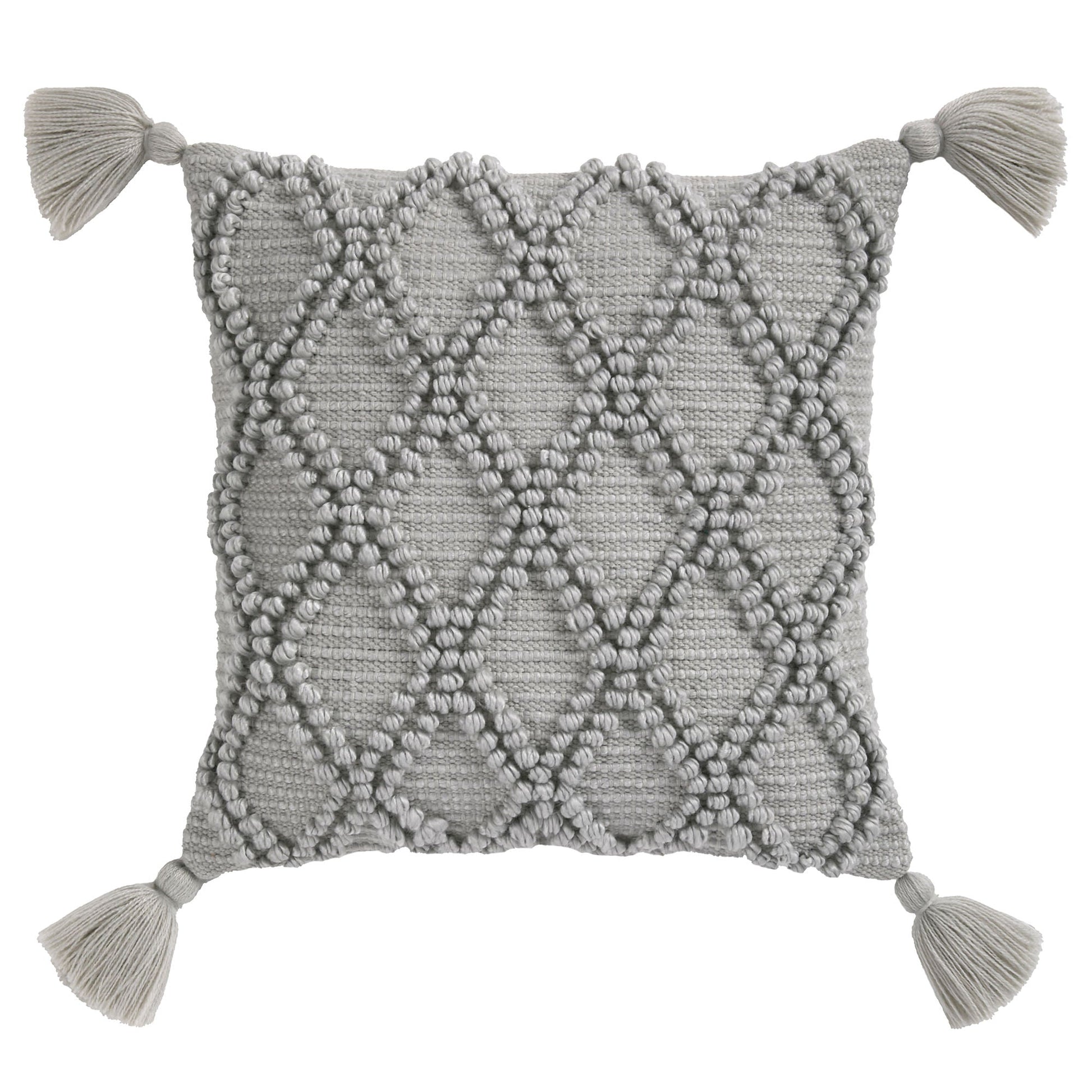 Alda Outdoor Cushion by Drift Home in Grey 43 x 43cm - Cushion - Drift Home