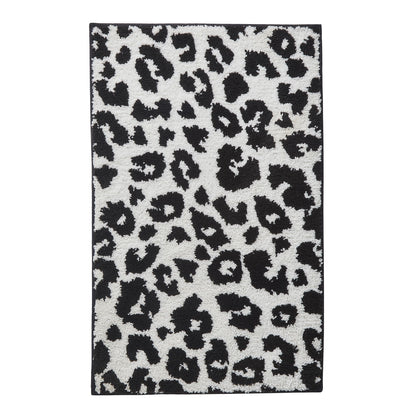 Animal Print Bath Mat by Fusion Bathroom in Black 50 x 80cm - Bath Mat - Fusion Bathroom