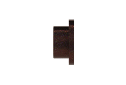 Hallis Arc 25mm Metal Curtain Pole Disc Finial - Bronze