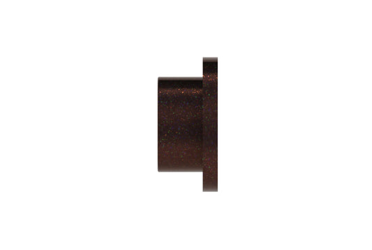 Hallis Arc 25mm Metal Curtain Pole Disc Finial - Bronze