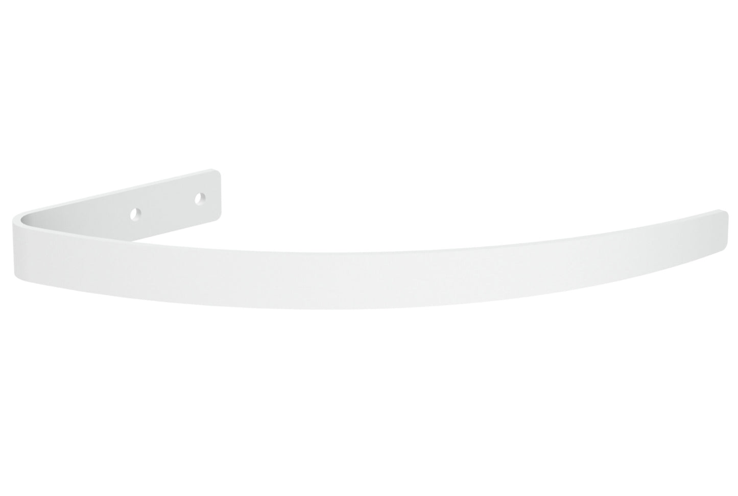 Hallis Arc Metal Curtain Holdback - China White