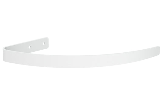 Hallis Arc Metal Curtain Holdback - China White