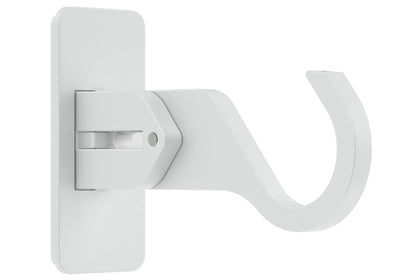Hallis Arc 25mm Extendable Metal Curtain Pole End Bracket - China White