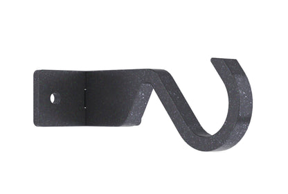 Hallis Arc 25mm Metal Curtain Pole Centre Ceiling Bracket - Gunmetal