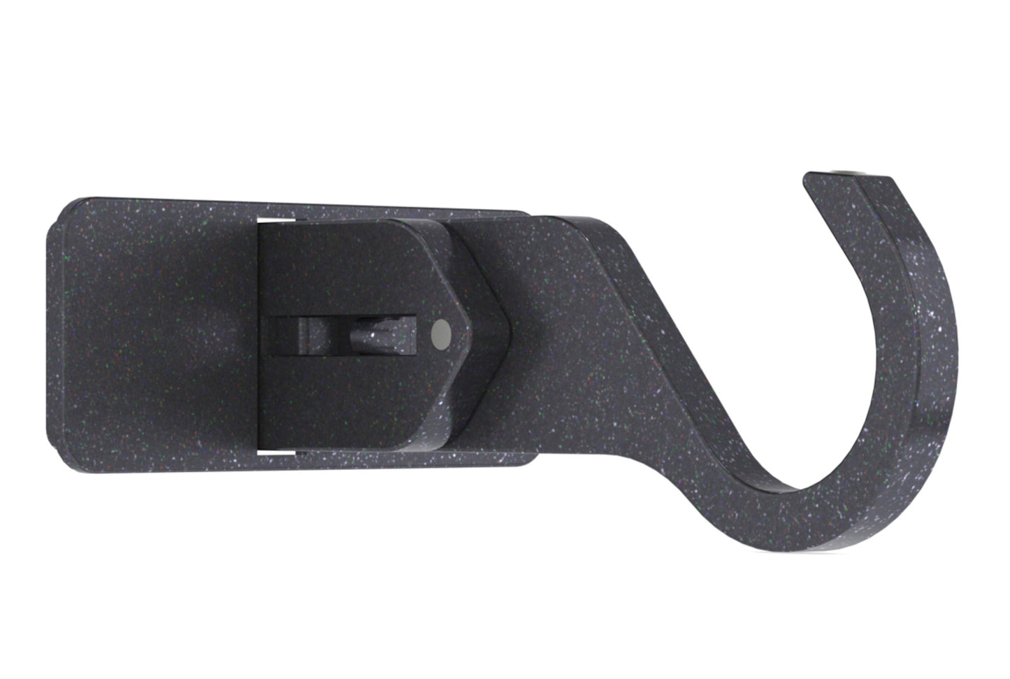 Hallis Arc 25mm Extendable Metal Curtain Pole Centre Bracket - Gunmetal