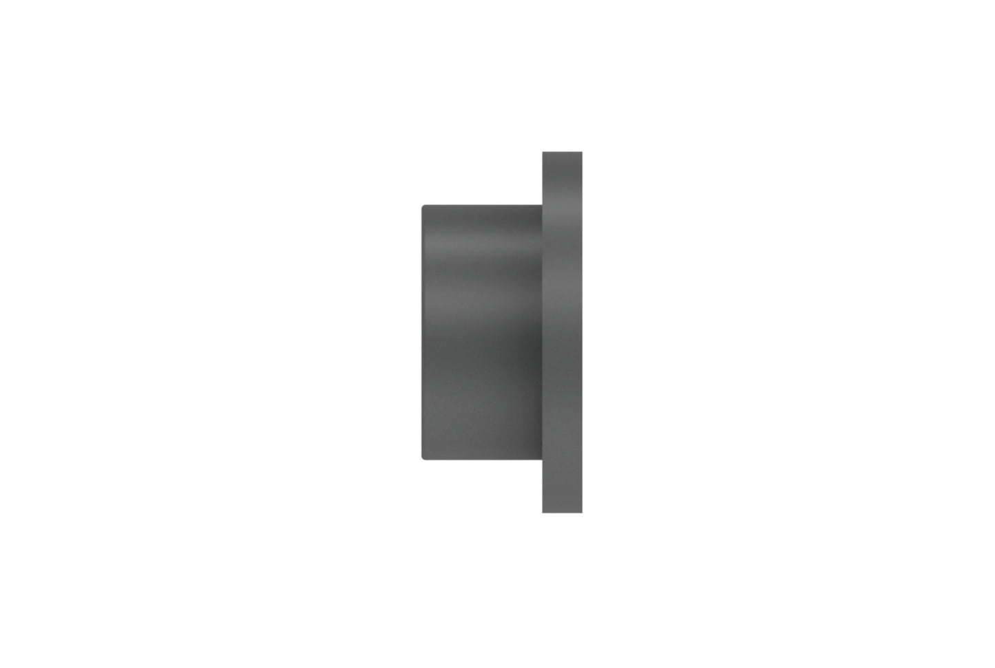 Hallis Arc 25mm Metal Curtain Pole Disc Finial - Lead