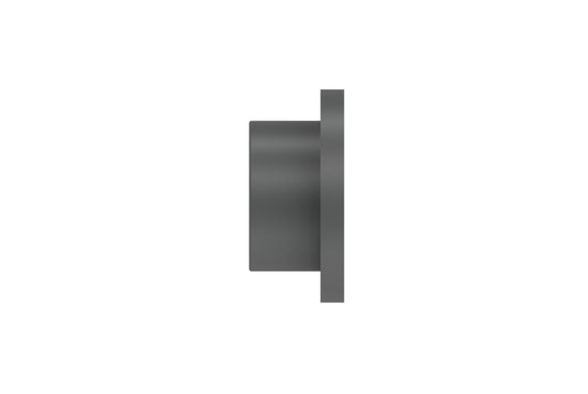 Hallis Arc 25mm Metal Curtain Pole Disc Finial - Lead
