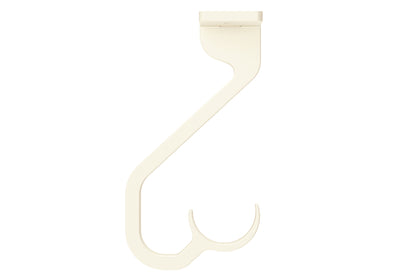 Hallis Arc 25mm Metal Curtain Pole Ceiling Passing Bracket - Linen