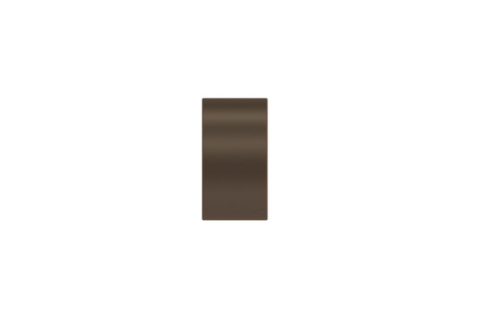 Hallis Arc 25mm Metal Curtain Pole Stud Finial - Mocha