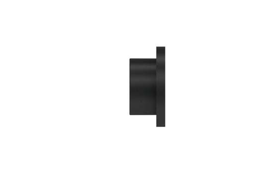 Hallis Arc 25mm Metal Curtain Pole Disc Finial - Soft Black