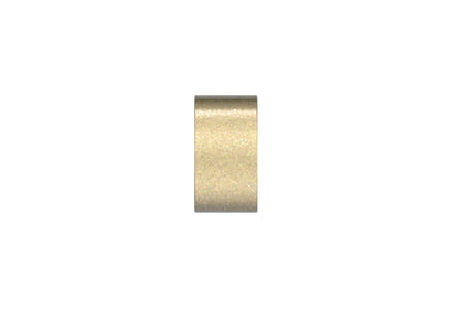 Hallis Arc 25mm Metal Curtain Pole Stud Finial - Soft Brass