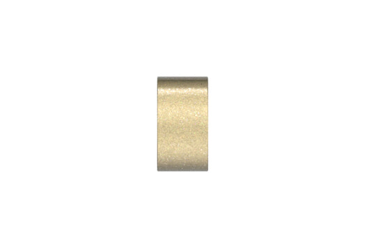 Hallis Arc 25mm Metal Curtain Pole Stud Finial - Soft Brass
